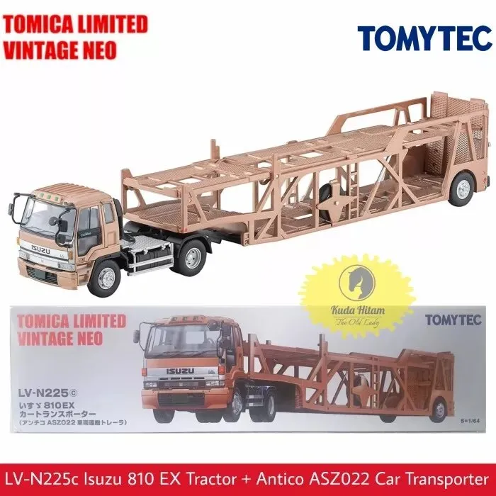 近推し　 LIMITED VINTAGE NEOISUZU 810 EX Overwhelming realism! Tomica LVNEO Wing Roof Trailer Nippon