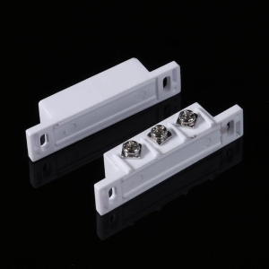 NC NO Magnetic Contact Switch Door Sensor Wired Metal Roller Shutter Door Home Alarm System with 2Pcs Screws