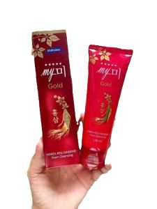 Sữa rửa mặt sâm đỏ My Gold - Trắng da ngăn ngừa mụn 130ml