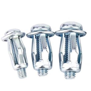 ANANAA 10pcs Carbon Steel Petal Screw Anchors M4 M5 M6 M8 Self-Locking Design Rivet Nut Set Durable Expansion Mechanism Expansion Plug Kit License Plate Mounting