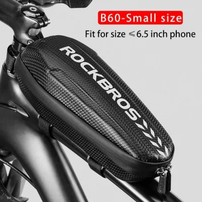 ROCKBROS B60/B61 Hard Shell Front Frame Tube Bike Bag Multifunctional Rainproof MTB Road Folding Saddle Bag