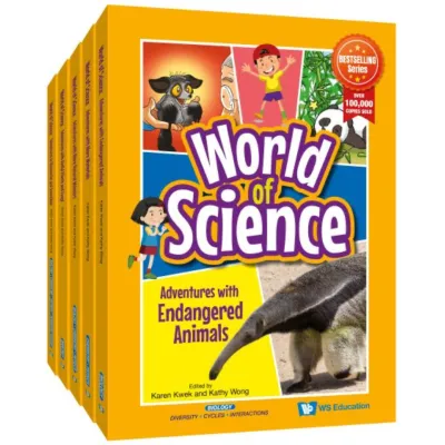 WS E - World of Science (Full Set 4) (5 Books) - Age 6-12+ Children STEM Science Primary School Learning Comic Book