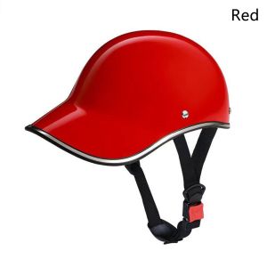 IFFINE 1Pcs Electric Cycling Electric Bicycle Helmets Universal with Adjustable Strap Baseball Cap Hat Durable Safety Helmet Electric Bicycle Accessories
