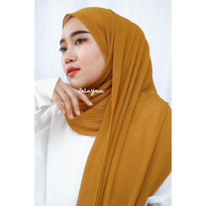 Pasmina plisket bahan ceruty babydoll