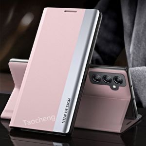 Ốp da cho Samsung lật Galaxy S26 FE 5G chống sốc chống rơi tự hút đóng khung chức năng bao gồm tất cả vỏ lưng bảo vệ