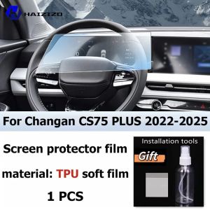 sapid For Changan CS75 PLUS 2022-2025 LCD Screen Anti fingerprint Matte TPU film Car navigation screen protector film Accessories PPF 8Z5B9