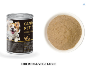 FAENBEI Mousse Chicken / Beef & Vegetables Load Dog Canned Wet Food 375G