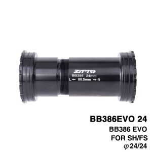 ZTTO Bottom Bracket Bb386 24 Ceramic Evo Threaded Lock Press Fit for 386 Frame to 24mm Crankset