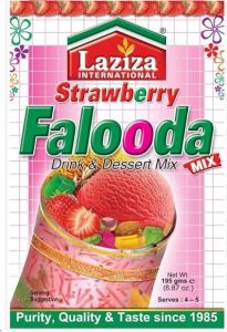 LAZIZA STRAWBERRY FALOODA (195G) IMPORTED FROM PAKISTAN
