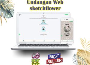 undangan website undangan online undangan digital tema sketchflower