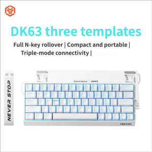 SG [In Stock] EWEADN DK63 Wireless Gaming Mechanical Keyboard RGB lighting Compact and portable 63-key design