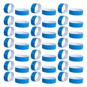 Colored Wristbands for Event Wrist Bands Paper Bracelets Waterproofs Arm Bands for Event Adhesive Wristbands for Party