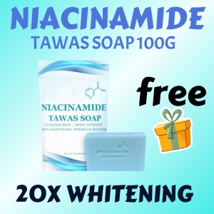 Niacinamide Tawas Soap 100g | Skin lightening Cleanses skin Body deodorant Anti Perspirant