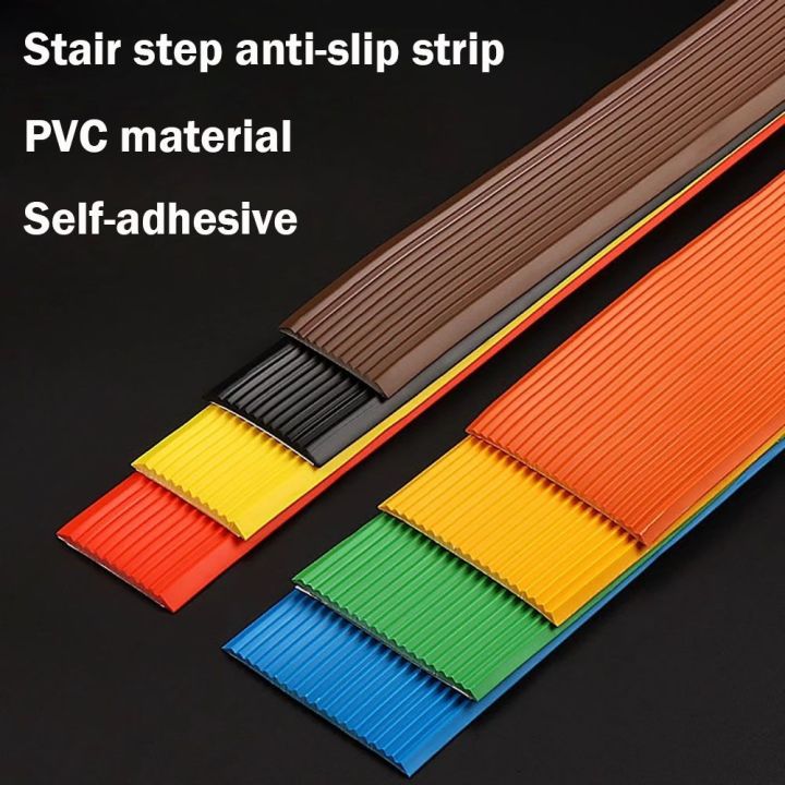 LINKENER PVC Anti-Slip Stair Strip Self-adhesive Non Slip Stair Treads ...