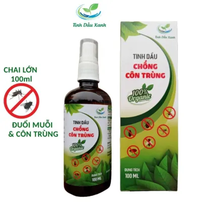 [FreeshipMAX] Tinh dầu đuổi muỗi kiến gián tinh dầu chống côn trùng loại 100ml tinh dầu hỗn hợp nhiều mùi sả bạc hà tràm an toàn