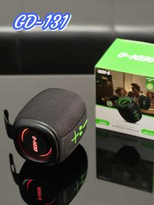 ลำโพงบลูทูธ รุ่น GD-131 มีสายหิ้วพกพาง่าย รองรับ TF USB P.M.P.O 100W เสียงดีเบสแน่น กำลังขับ10W  ลำโพงยอดฮิต ความจุแบตเตอรี่1200mAh