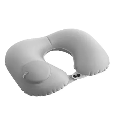 Gối Cổ Du Lịch Hơi Hình Chữ U Gấp Gọn Di Động - Dùng Cho Máy Bay Ô Tô & Du Lịch Ngoài Trời