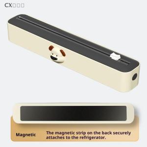 CX🎄💓💥 Double-Blade Cling phim Cutter Magnetic loại có thể điều chỉnh Baking giấy và nhôm foil Cutter lưu trữ hộp