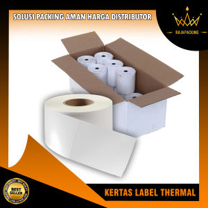Kertas Label Thermal A6 Untuk Cetak Resi Model ROL isi 500 Lembar X 150 mm Termurah Bisa COD