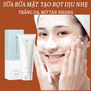 [CHÍNH HÃNG] sữa rửa mặt tạo bọt dưỡng da NGỪA NÁM SẠCH MỤN HẾT TÀN NHANG làm trắng da đẹp không tì vế. giành cho mọi loại da 60G