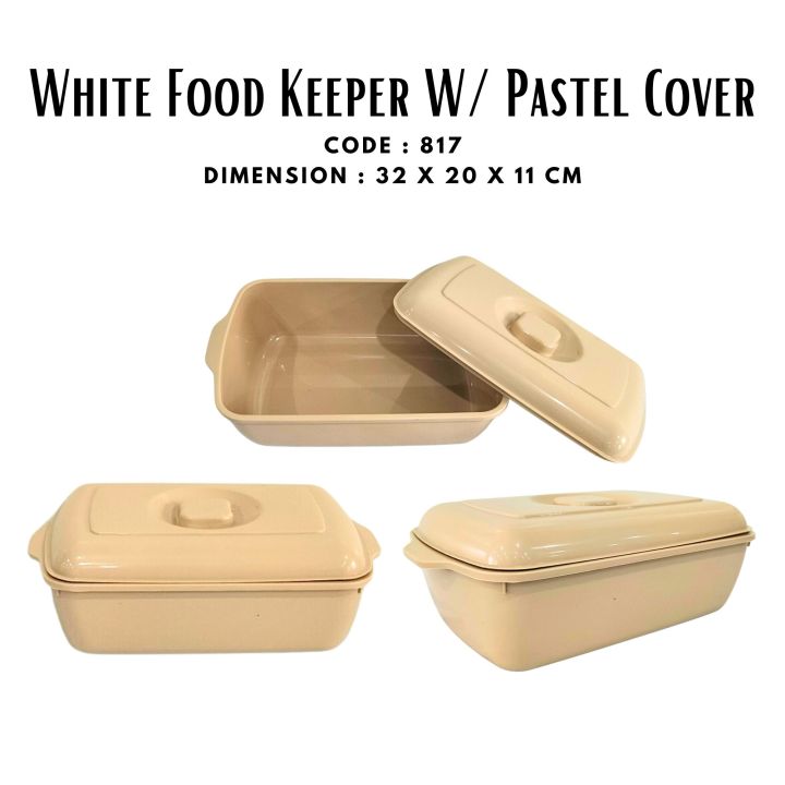 [ON HAND] 817 FOOD KEEPER W/ COVER/PLASTIC FOOD KEEPER/RECTANGULAR FOOD ...