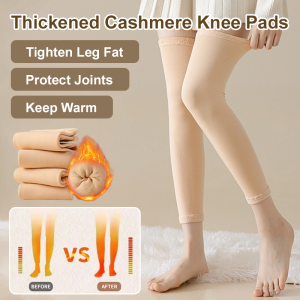 Thick Cashmere Warm Knee Sleeves for Winter Anti Cold Comfort Soft Support for Elderly Comfortable Daily Wear