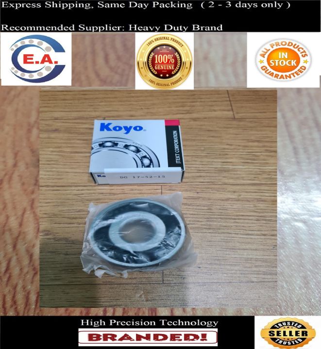 DG175215 Original Koyo Japan Aircon Bearing 17x52x15 Alternator Bearing