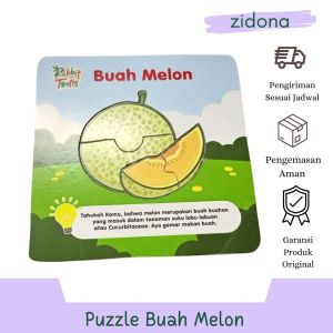 puzzle melon Rabbit&Turtle Bahan MDF