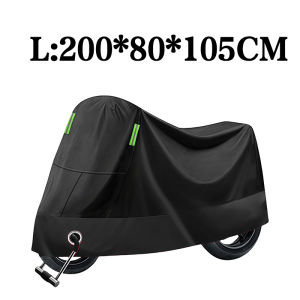 Motorcycle Rain Cover Dust Waterproof Sun All Season Universal With Lock-Holes Motorbike Cover