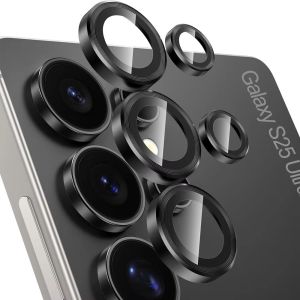 Metal Lens Glass For Samsung Galaxy S26 Ultra S26 S26 Plus Camera Lens Protector Cover Tempered Glass Lens Cap