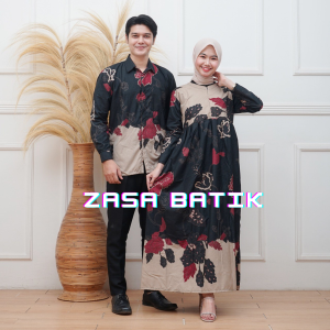 TRMURAH GAMIS TERBARU GAMIS COUPLE GAMIS KELUARGA BATIK SARIMBIT SERAGAMAN