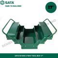 SATA 95104A 5-TRAY TOOL BOX 17" / METAL TOOL BOX 430 X 200 X 200 MM / 5 TRAY CANTILEVER TOOL BOX. 