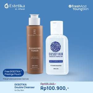 EKSOTIKA Double Cleanser for Dry Skin (Sabun + Cleansing)