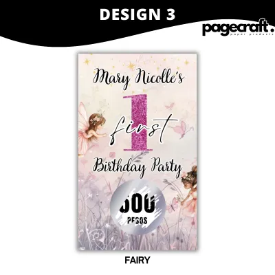 PERSONALIZED Scratch Card for Birthday Party 10pcs. 2x3.5 inches Scratch off Cards Activity for Birthday Raffle