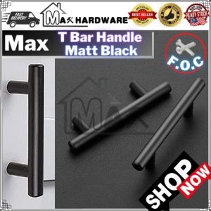 Luxury European Style ( Matt Black ) Modern Bar Handle Drawer Cabinet Door Handle Furniture Handle