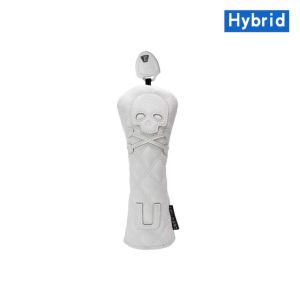 Golf Wood Cover Skull For Driver Fairway Hybrid Waterproof Protector Set PU Leather Soft Durable Golf Club Covers