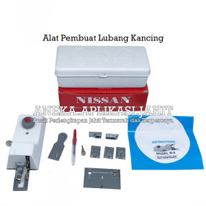 Alat Mesin Pembuat Lubang Kancing Nissan Mesin Jahit Kecil Kepala Hitam /Tradisional/Klasik /Jadul