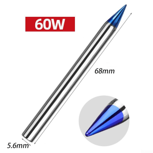 60W/40W Welding Tips with Blue Pointed Solder External Heat Blue Soldering Iron Tips