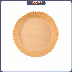 Talao 50 PCS Air Fryer Paper Liner Disposable Air Fryer Sheet Oil-proof Parchment Paper Non-Stick
