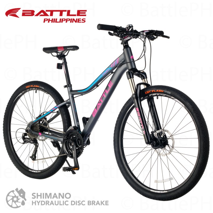 Battle Sophia 2.0 26 Shimano Hydraulic Disc Brake Shimano 27 Speed Alloy Ladies Mountain Bike Lazada PH