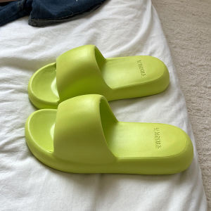 [Free Shipping] Eva Thick-Soled Slippers Suitable For Outdoor Wear With A Non-Slip Sole Perfect For Summer Home And Bathroom Use Offering A Stylish And Sophisticated Look For Women And Also Available In A MenS Version With Odor-Resistant Features