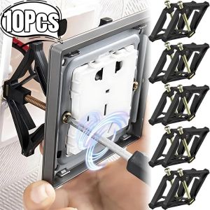 Set 10 Chốt Âm Tường Cố Định Ổ Cắm Điện Chốt Thay Thế Sửa Chữa Đế Âm Tường Cho Ổ Điện Bị Mòn Hư Răng ( 6.5 x 4.5cm )