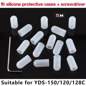 ยามาฮ่า ใช่-150/120/128ค ปลอกกุญแจแซ็กโซโฟนดิจิตอล ป้องกันปลายกุญแจจากความเสียหายสายริบบิ้นภายใน เสริมการโอเปร่าที่สําคัญทําจากซิลิโคน 15-แพ็ค