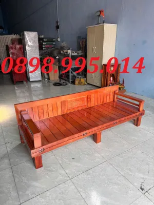 Giường gấp gỗ tự nhiên tiết kiệm không gian Sofa bật thành giường tiện lợi - giao hỏa tốc hcm