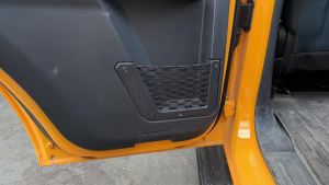 mv1 JeCar Car Rear Door Side Net Pocket Mesh ABS Storage For Ford Bronco 2021 UP Doors Organizer Accessories B9K4H