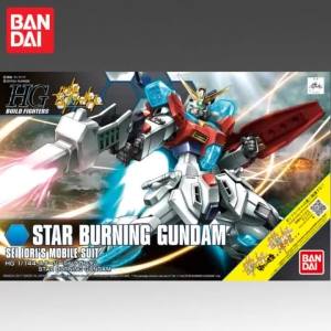 In Stock Bandai Original Hgbf 1/144 Gundam Star Burning Anime Action Figures Assembly Model Toys desktop Ornament Gifts