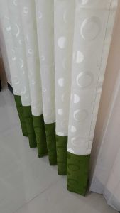 Gorden Korden Hordeng Jendela & Pintu Model Semokring Ring 12 Kombinasi 2 Warna Motif Polkadot