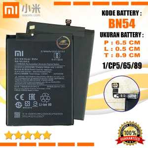 Baterai Battery Original BN54 / BN-54 Compatible Hp Xiaomi Redmi 9 / Note 9 / Redmi 10X / Redmi 10x Pro