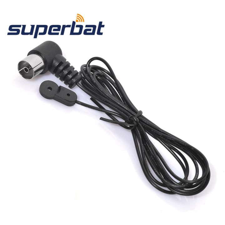 Antenna FM Dipolo 75 Ohm F Maschio con adattatore PAL & 3,5 mm