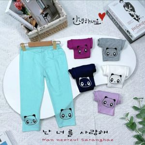 [Hoàn tiền 6%] Combo 5 quần legging dài họa tiết xinh xắn cho bé gái 8-23kg